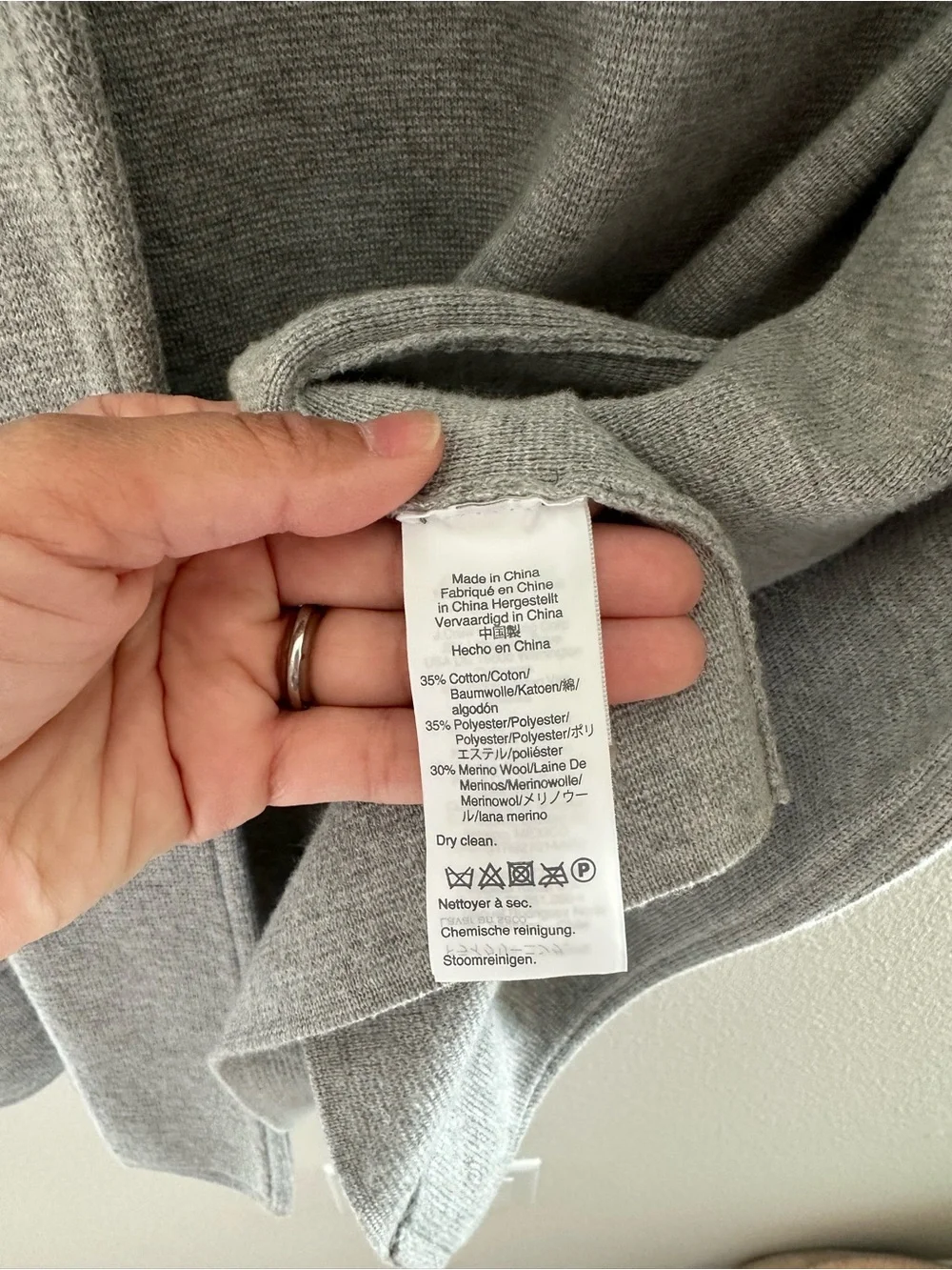 J. Crew Gray Knit Open-Front Cardigan “Sophie”